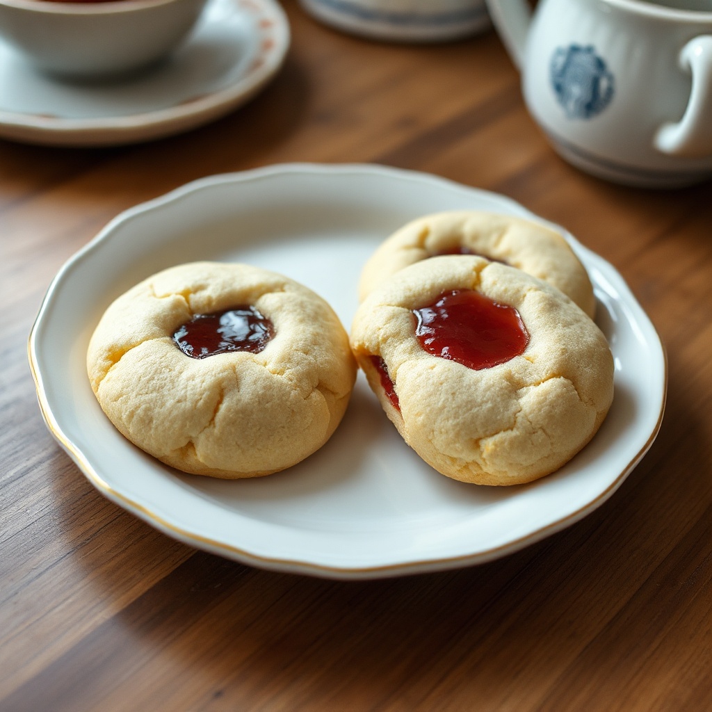 Jam-Filled Butter Cookies