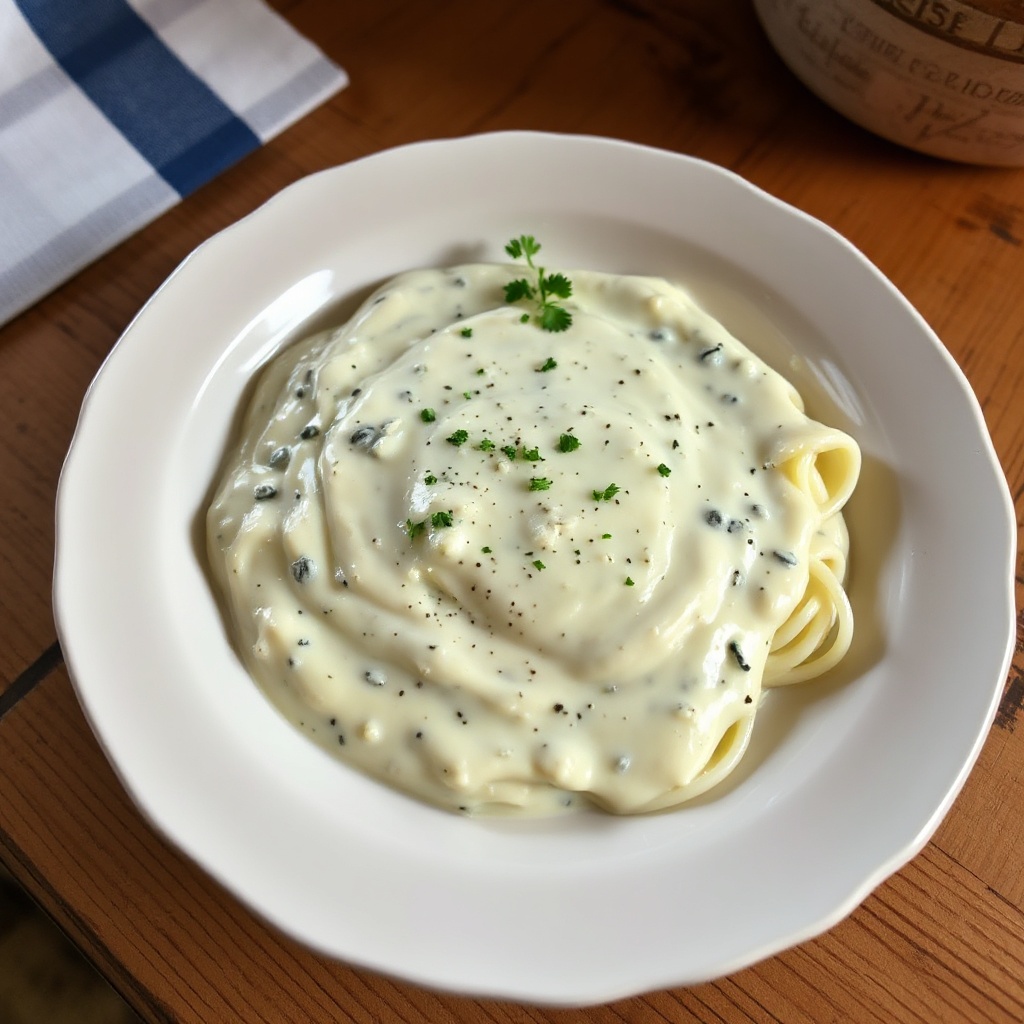 Cremige Blauschimmelkäse-Sauce