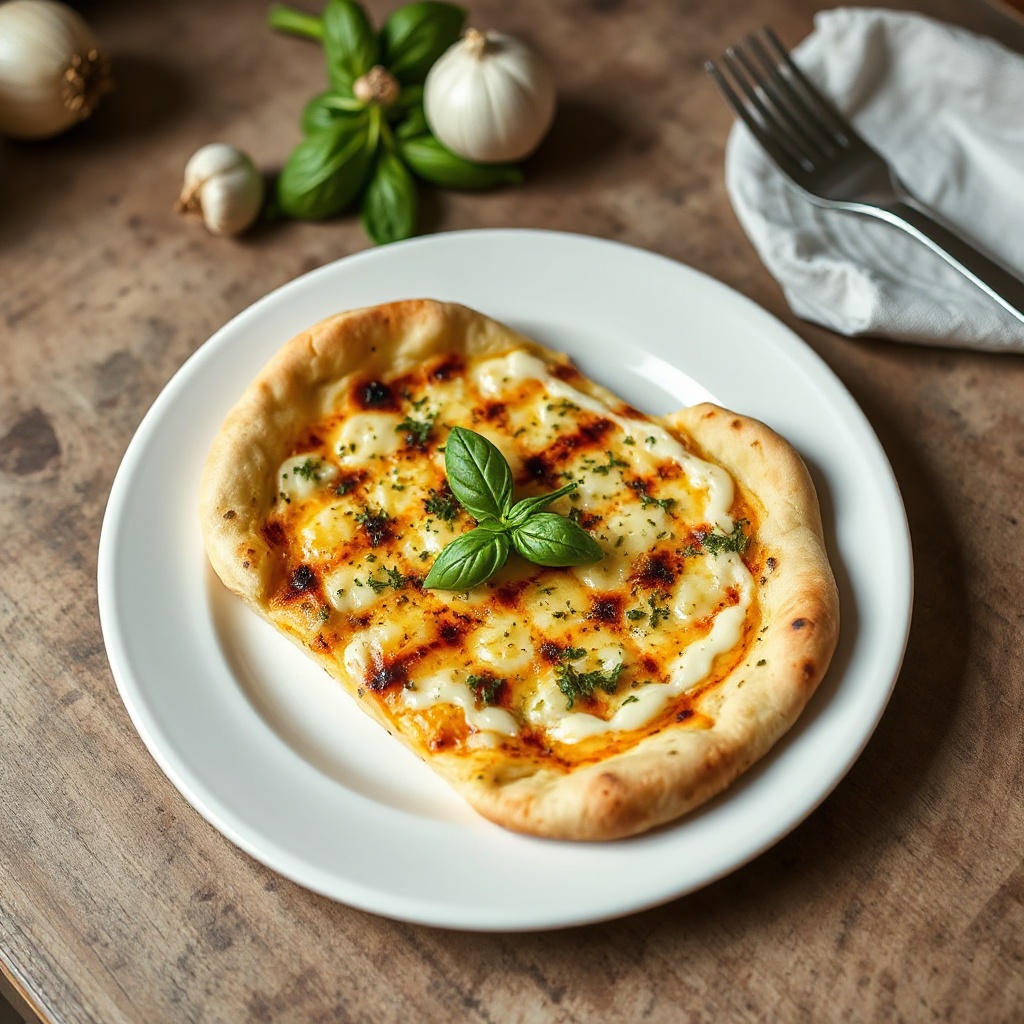 Grilled Garlic Herb Pizza