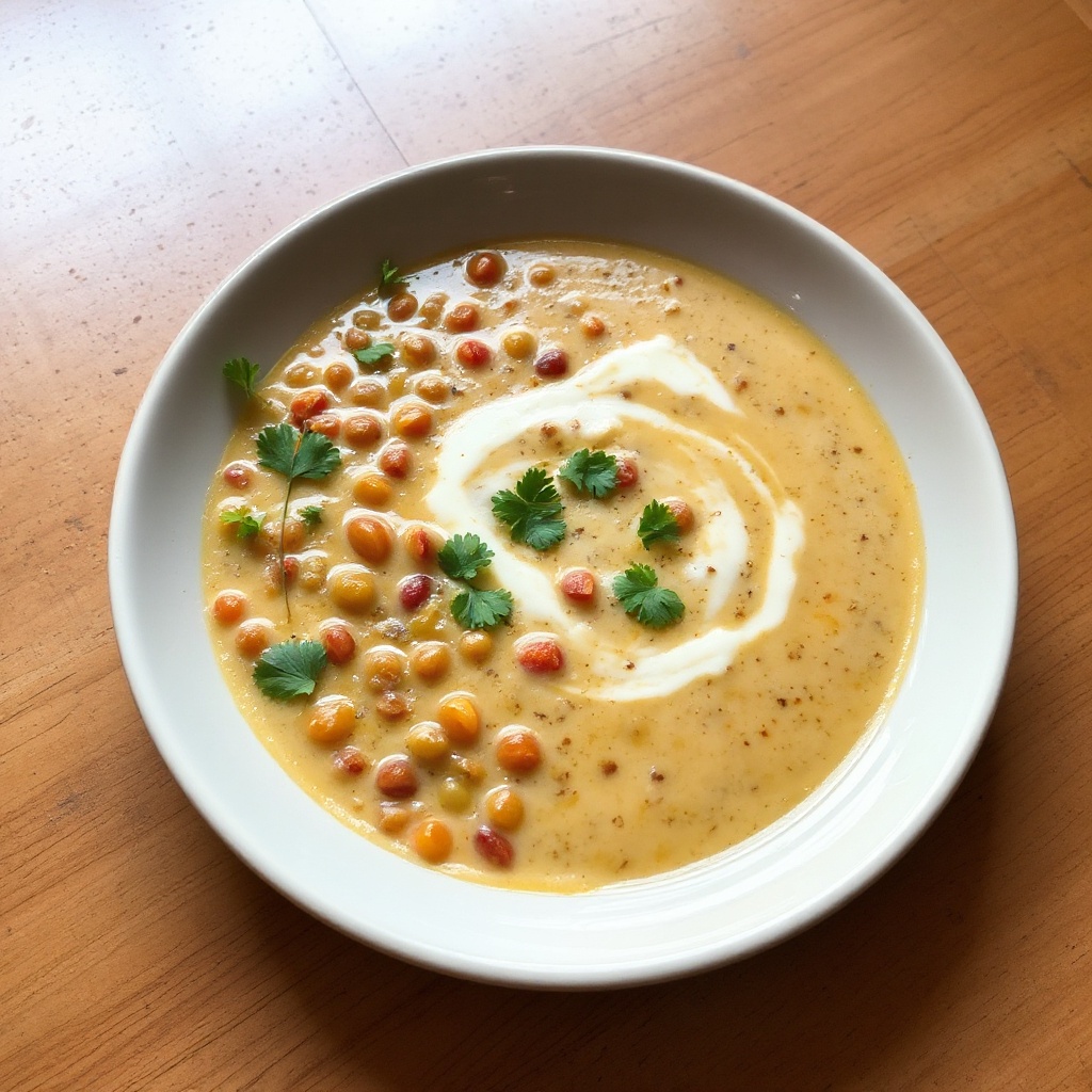 Creamy Lentil Coconut Soup