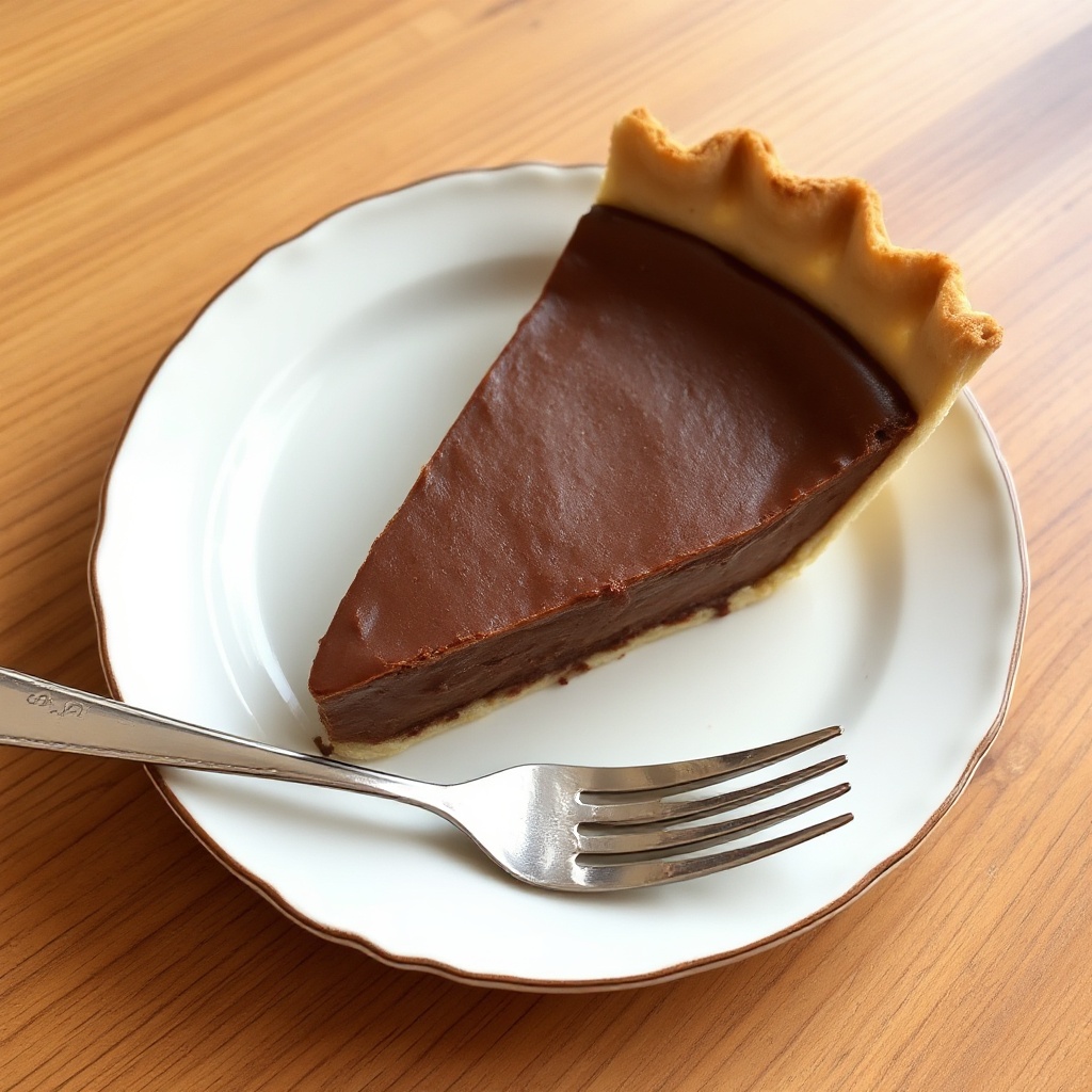 Decadent Chocolate Custard Pie