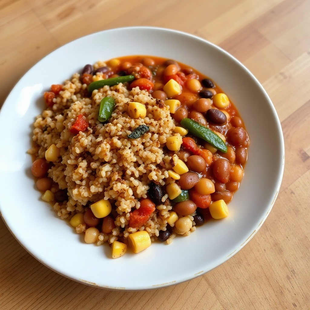 Spiced Quinoa and Bean Stew