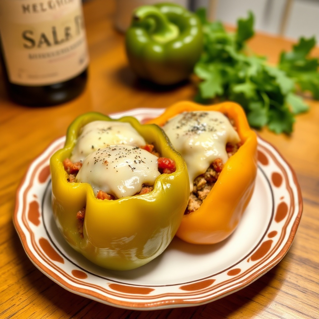 Caribbean-Style Stuffed Bell Peppers