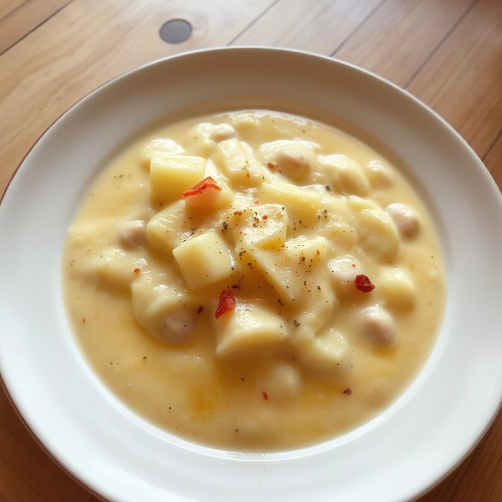 Creamy Cheddar Potato Soup