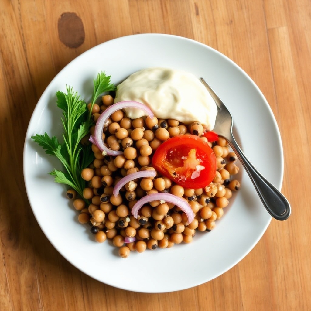 Insalata di Fagioli Occhi Neri e Verdure