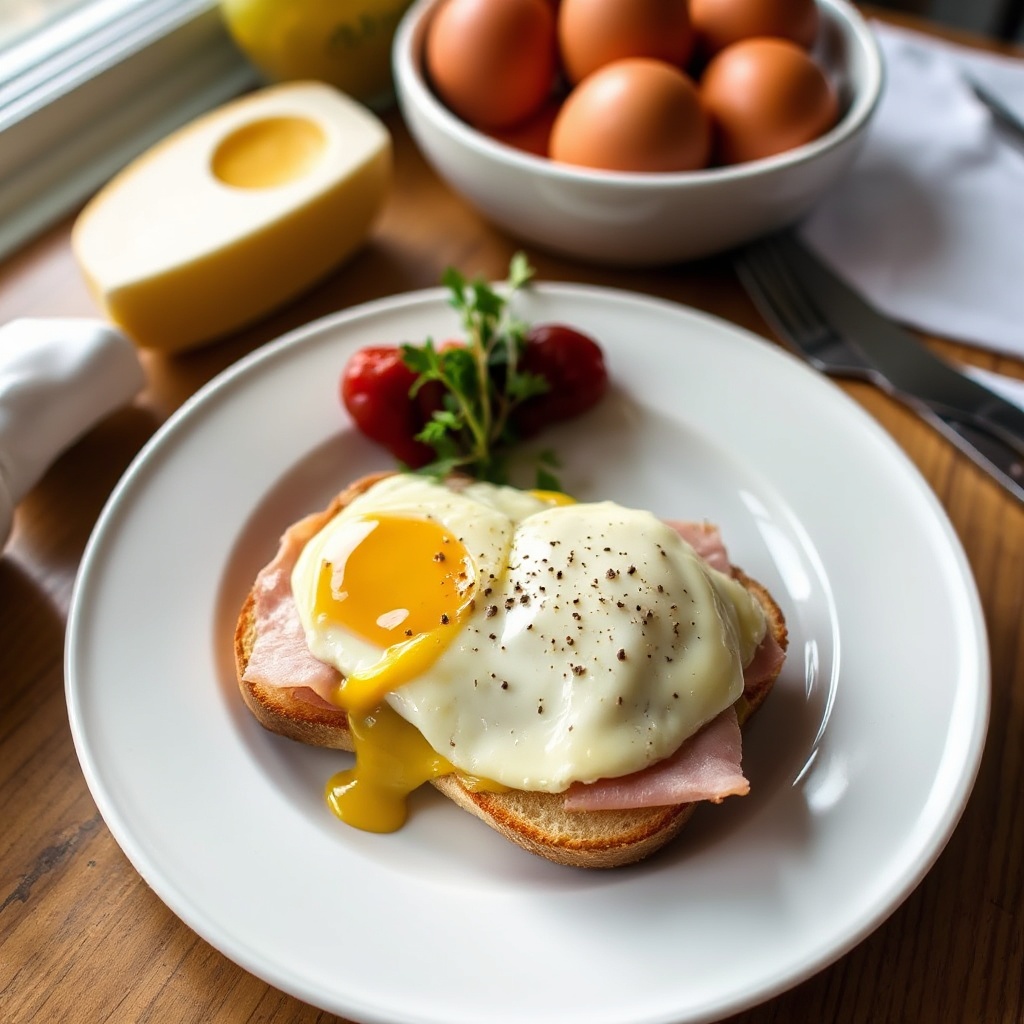 Gourmet Croque Madame mit Dijon-Dreh