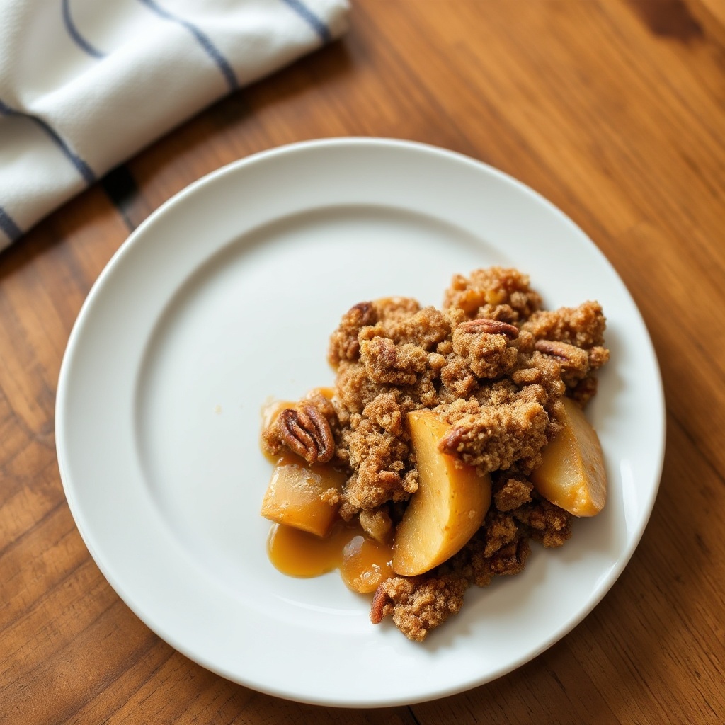 Caramel Apple Pecan Crumble