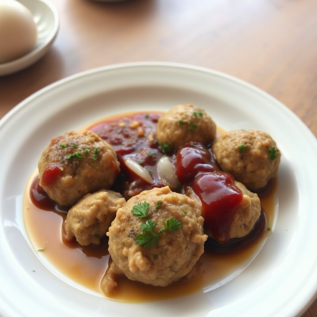 Herzhafte Puten- und Kräuterfleischbällchen