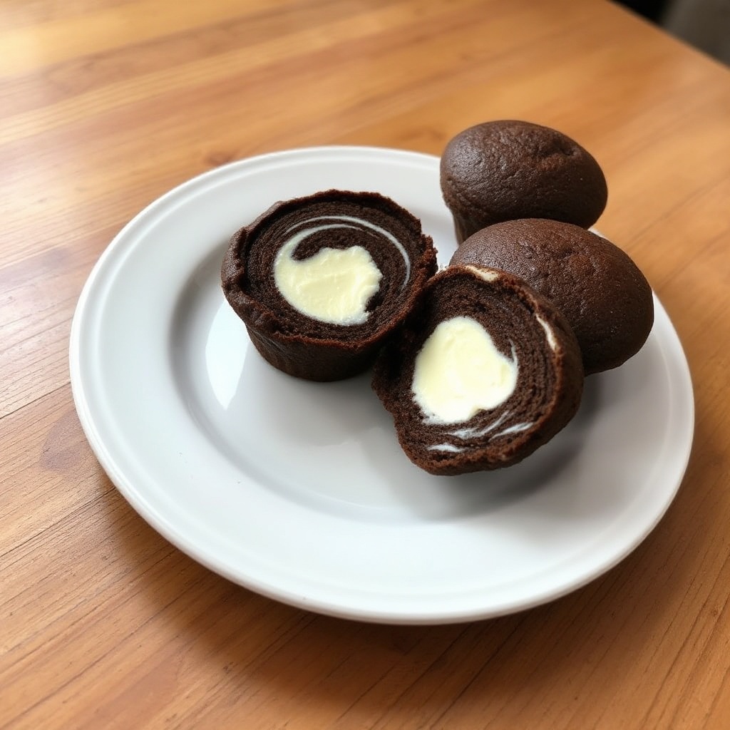 Schokoladen-Frischkäse-Muffins