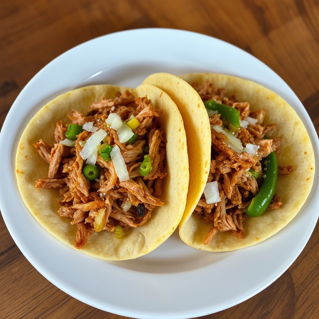 Knusprige Pulled Pork Tacos