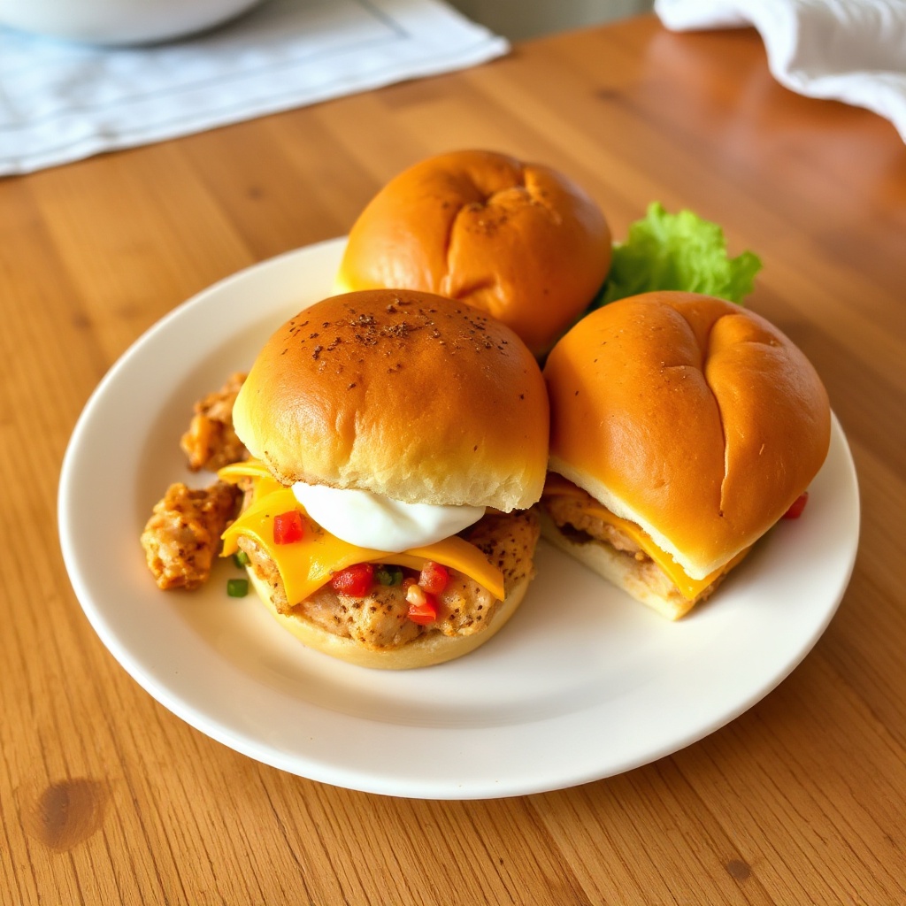 Mini Burger di Pollo Piccanti