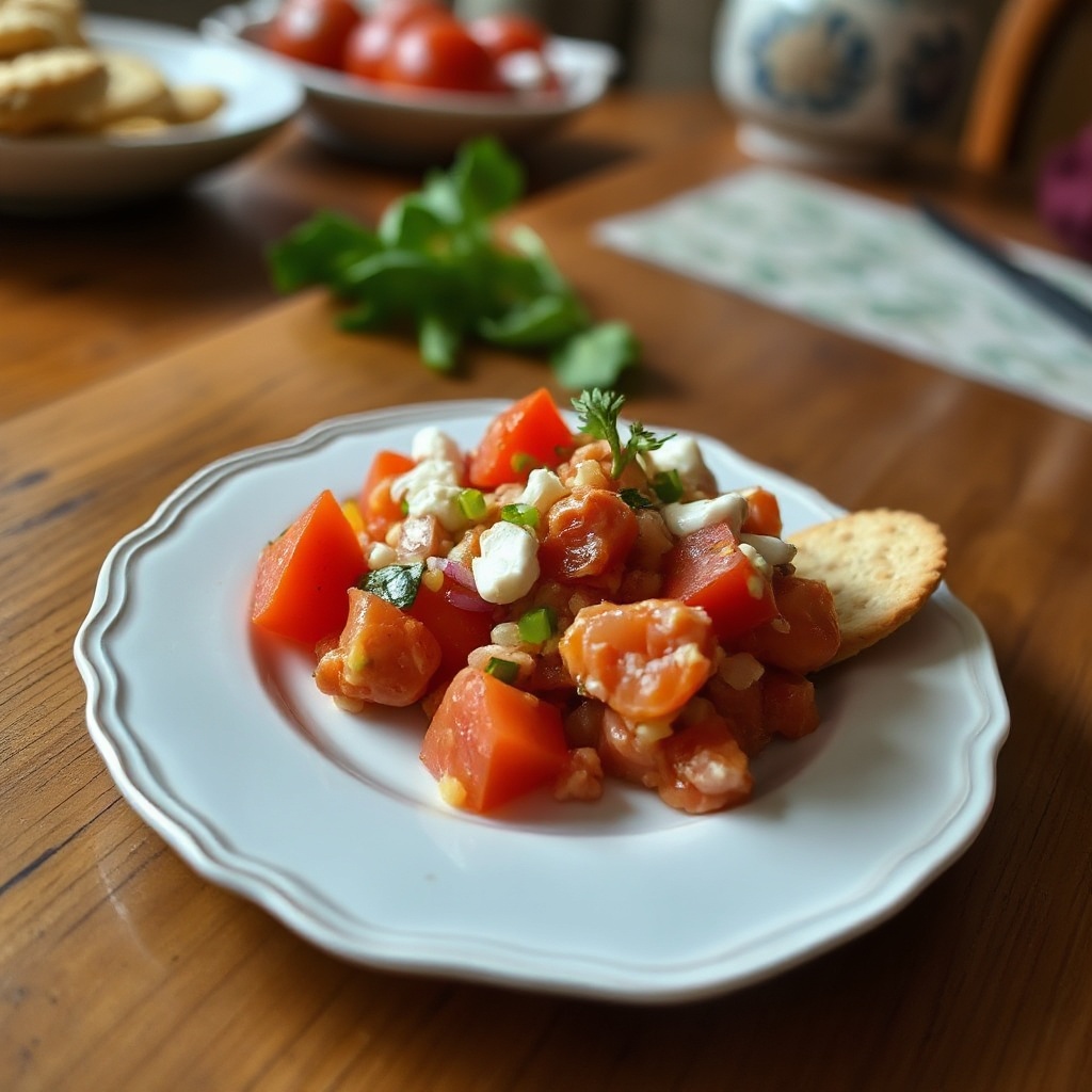 Southern Tomato and Cracker Salad