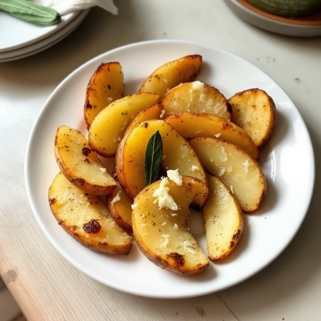 Knusprige Kräuter-Kartoffelspalten