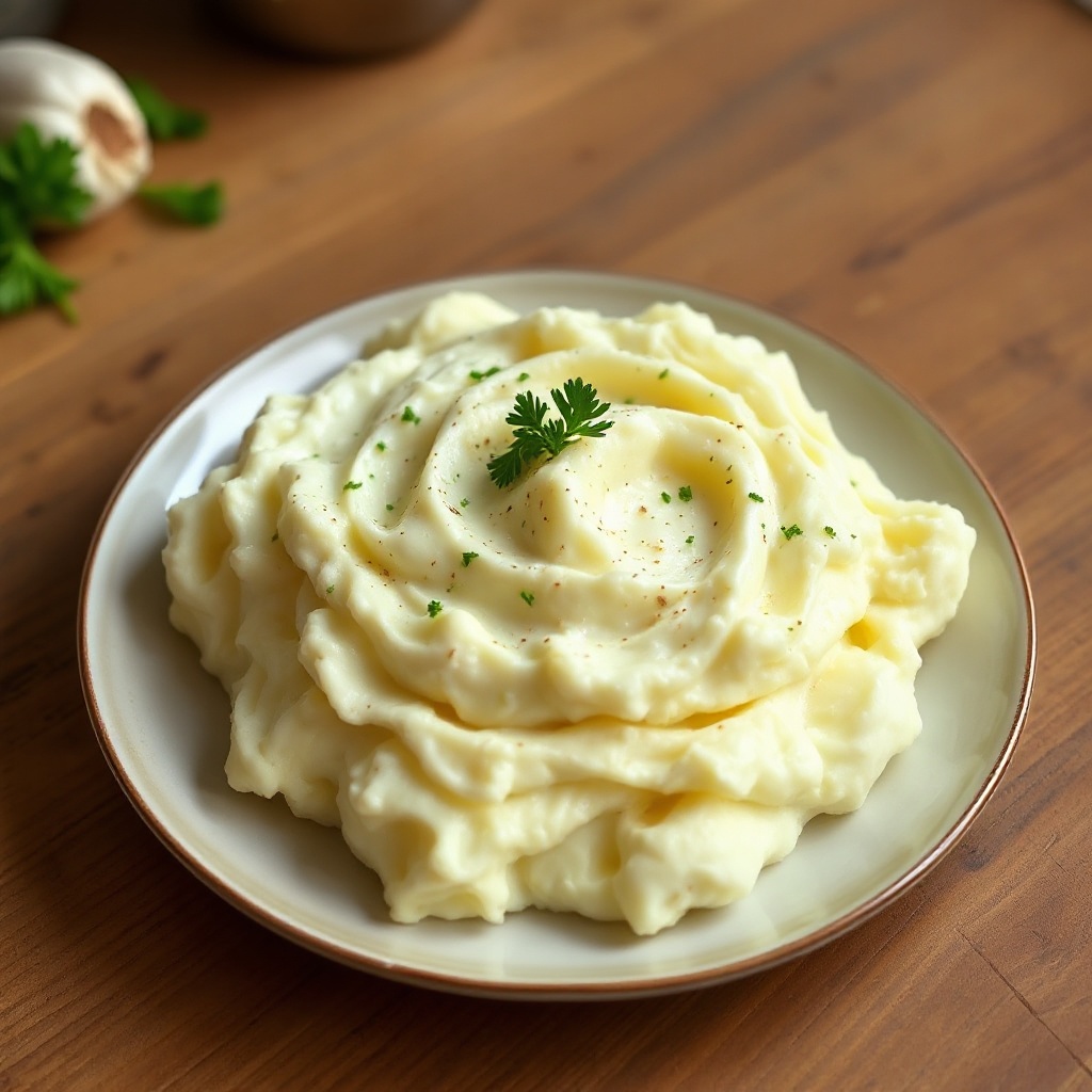 Creamy Garlic Whipped Potatoes