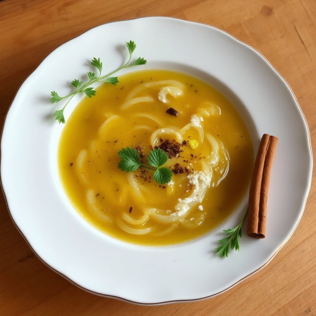Zuppa di Cipolle Aromatica Ispirata alla Persia