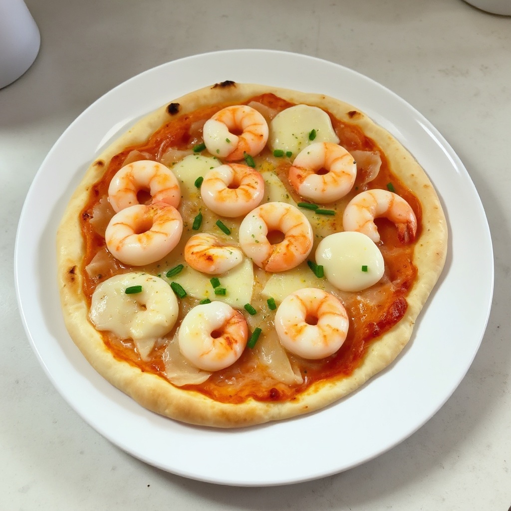 Pizza ai Gamberetti e Limone