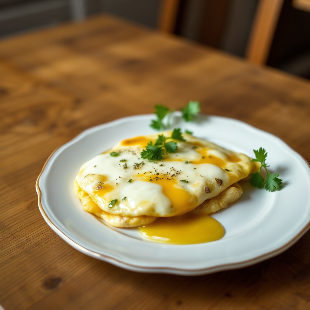 Omelette Formaggiosa alle Erbe