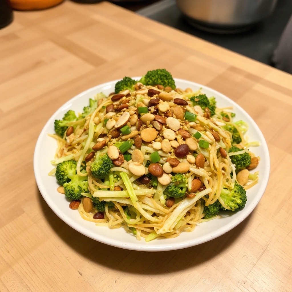 Insalata Croccante di Ramen e Broccoli