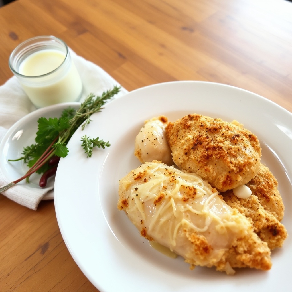 Knuspriges Gebackenes Hähnchen Delight