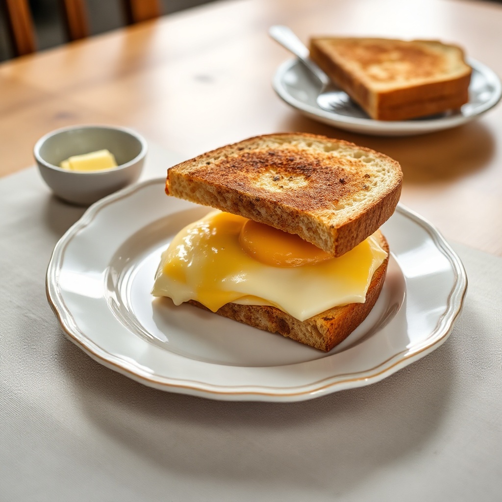 Goldener Käse-Genuss-Sandwich