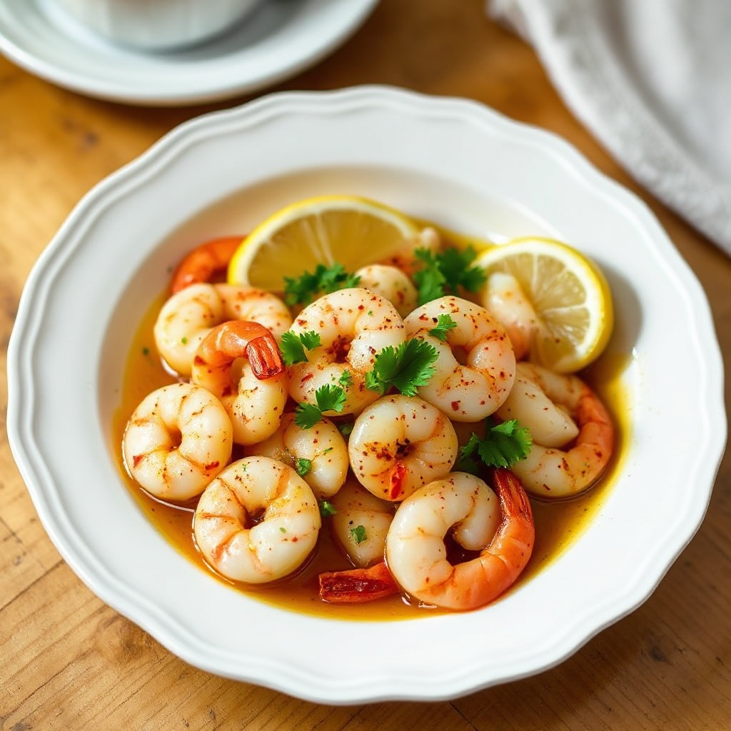 Garlic Butter Shrimp with Lemon Zest