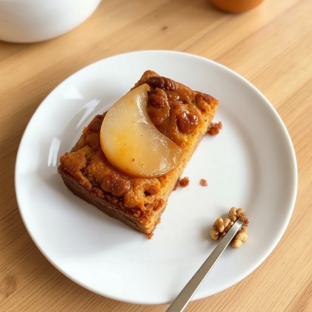 Torta di Pere Caramellate e Spezie