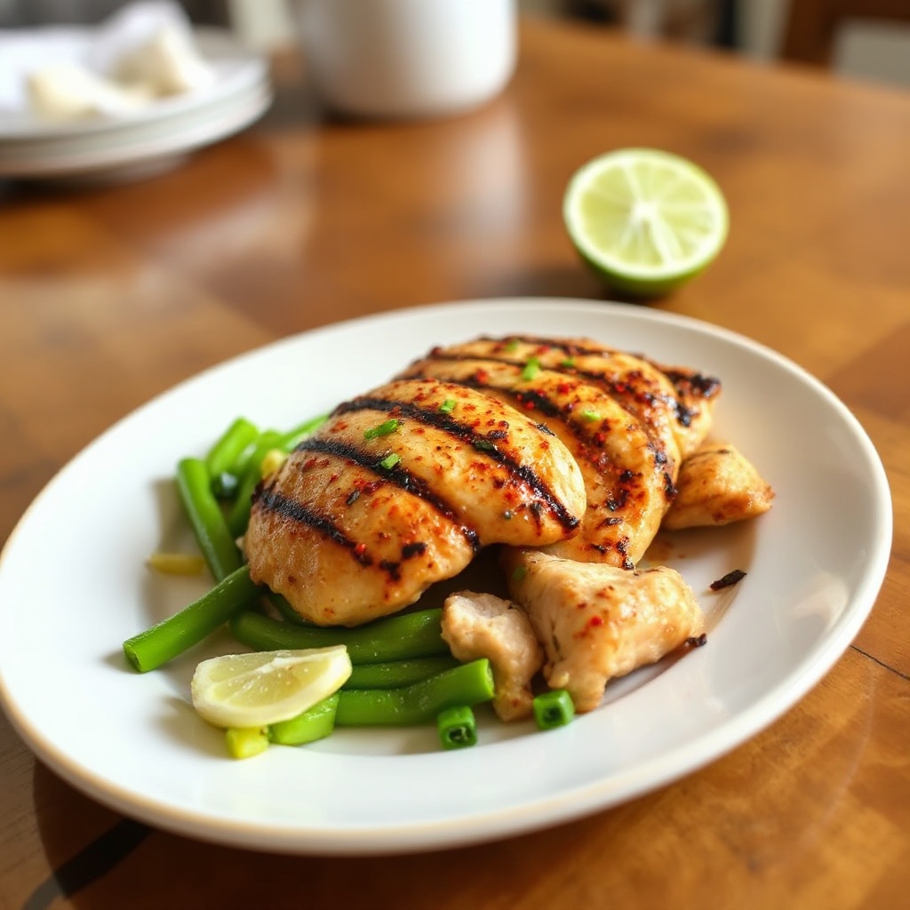 Gegrilltes Ingwer-Limetten-Hühnchen