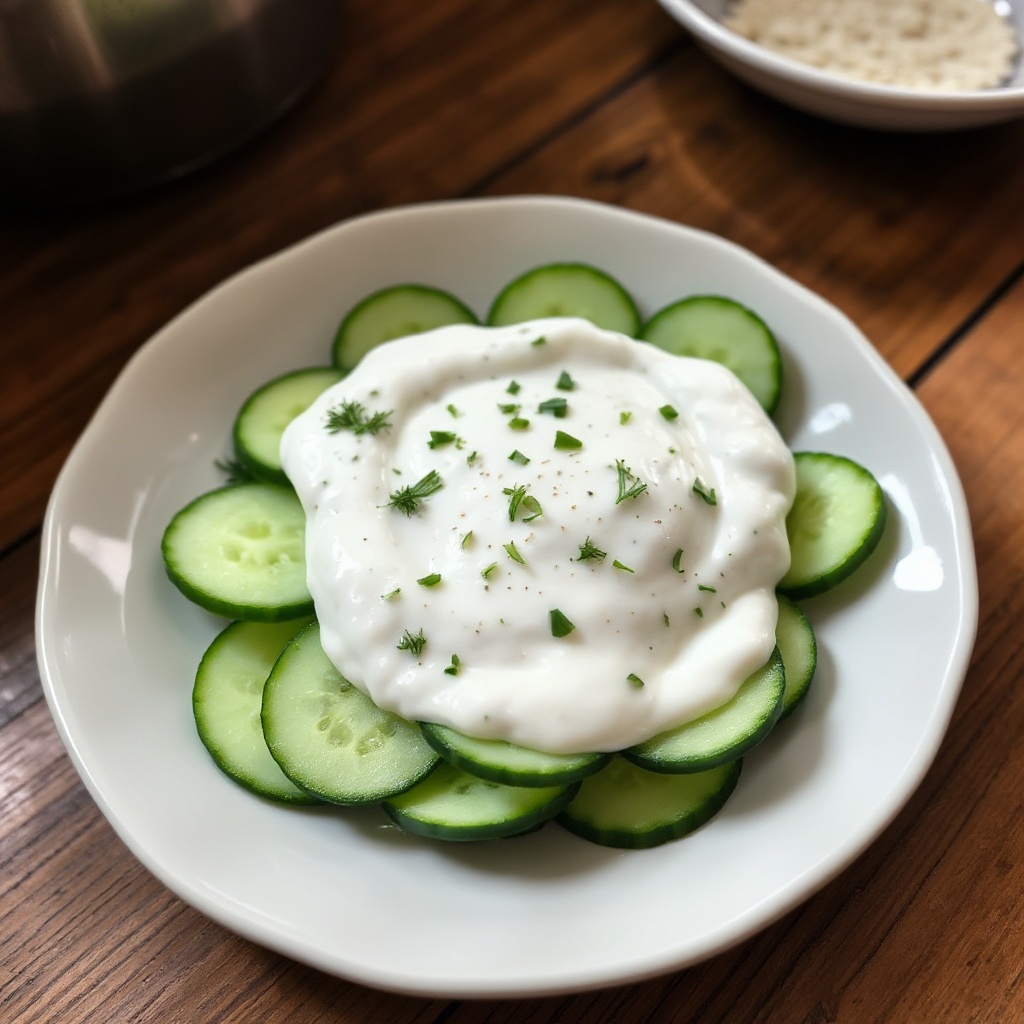 Zesty Cucumber Herb Dressing