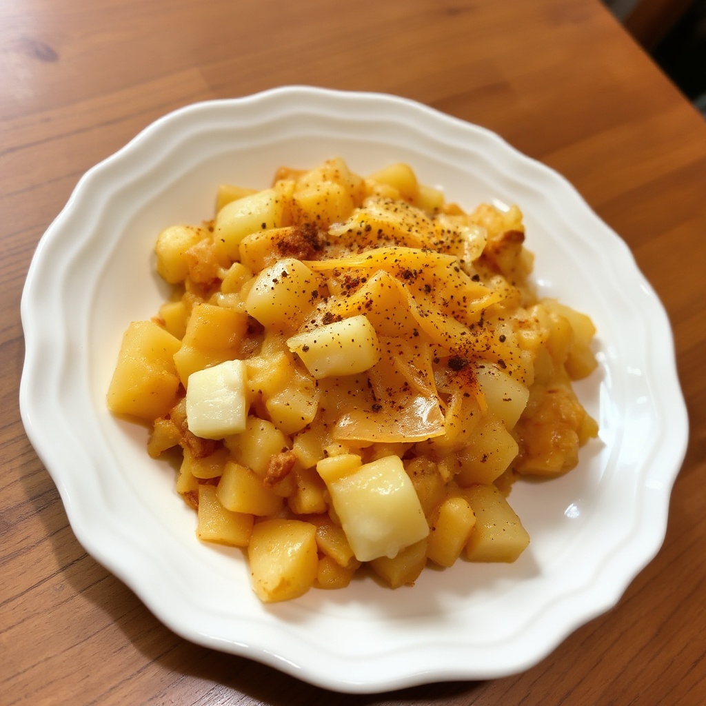 Spicy Cheesy Potato Bake