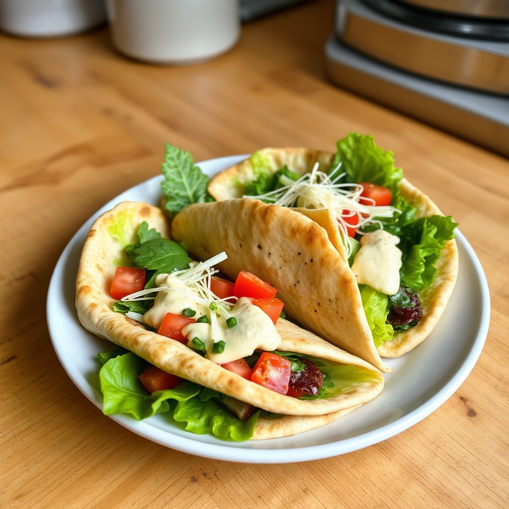 Mediterrane Gemüse-Pita-Taschen