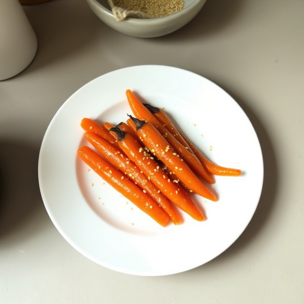 Honey-Glazed Carrots with Toasted Sesame