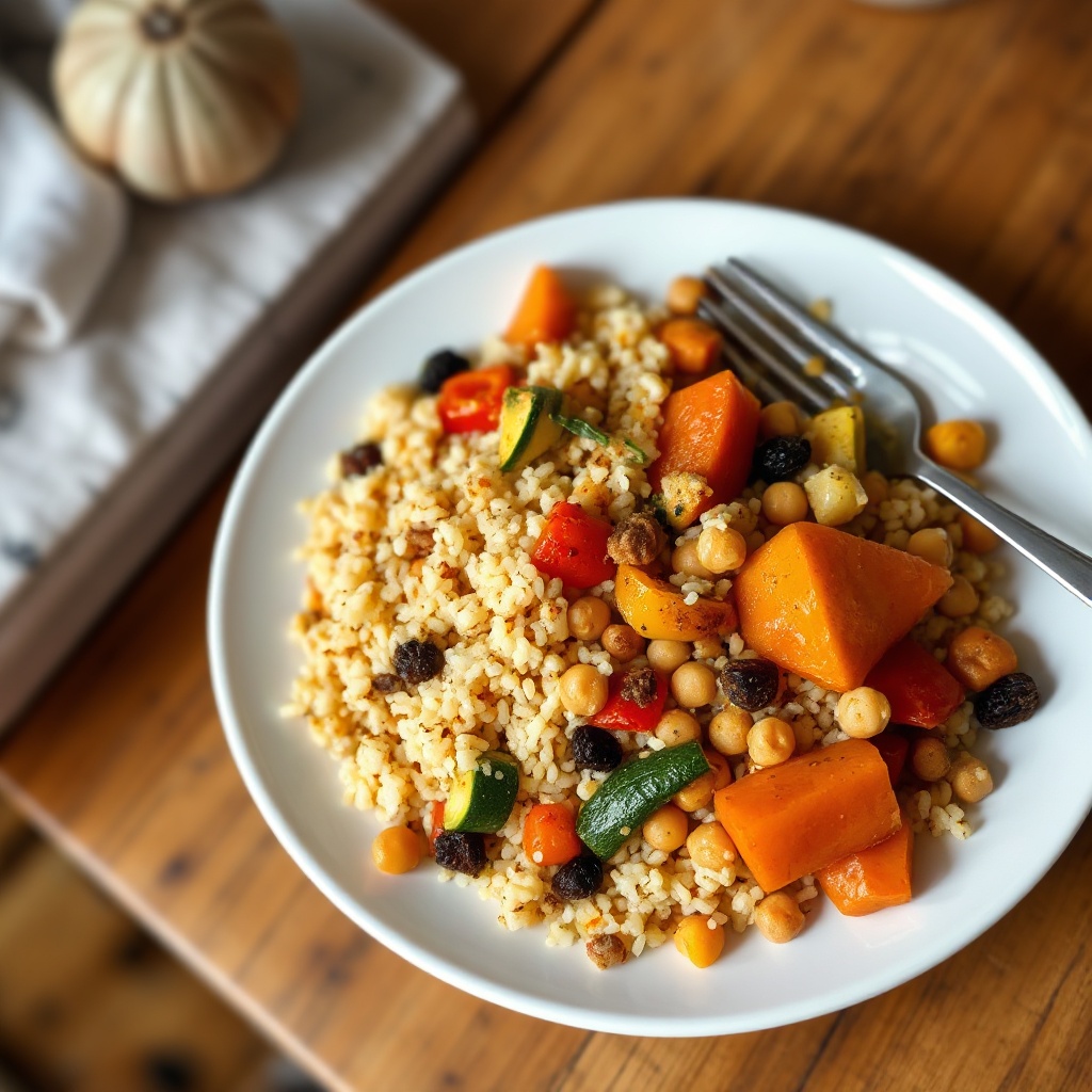 Marokkanischer Gewürz-Gemüse-Couscous