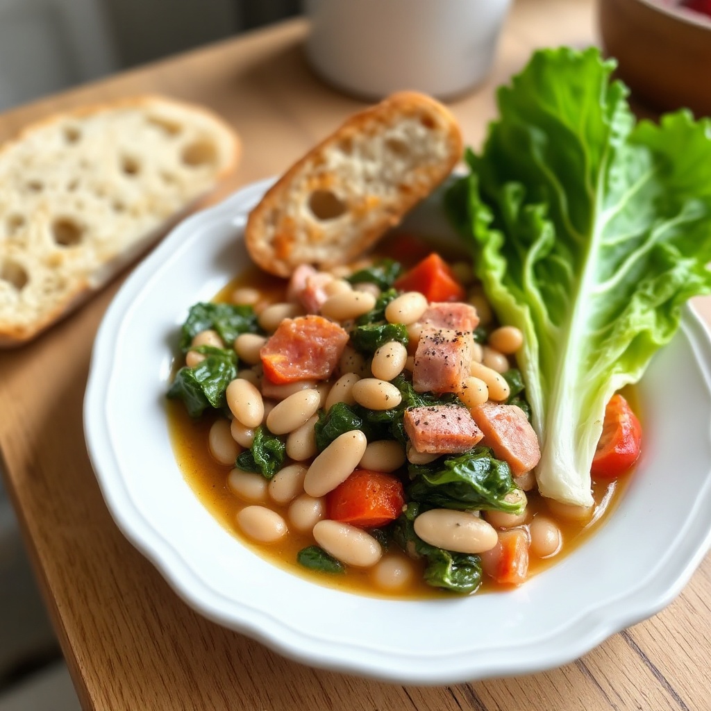 Stufato Sostanzioso di Fagioli Bianchi e Verdure