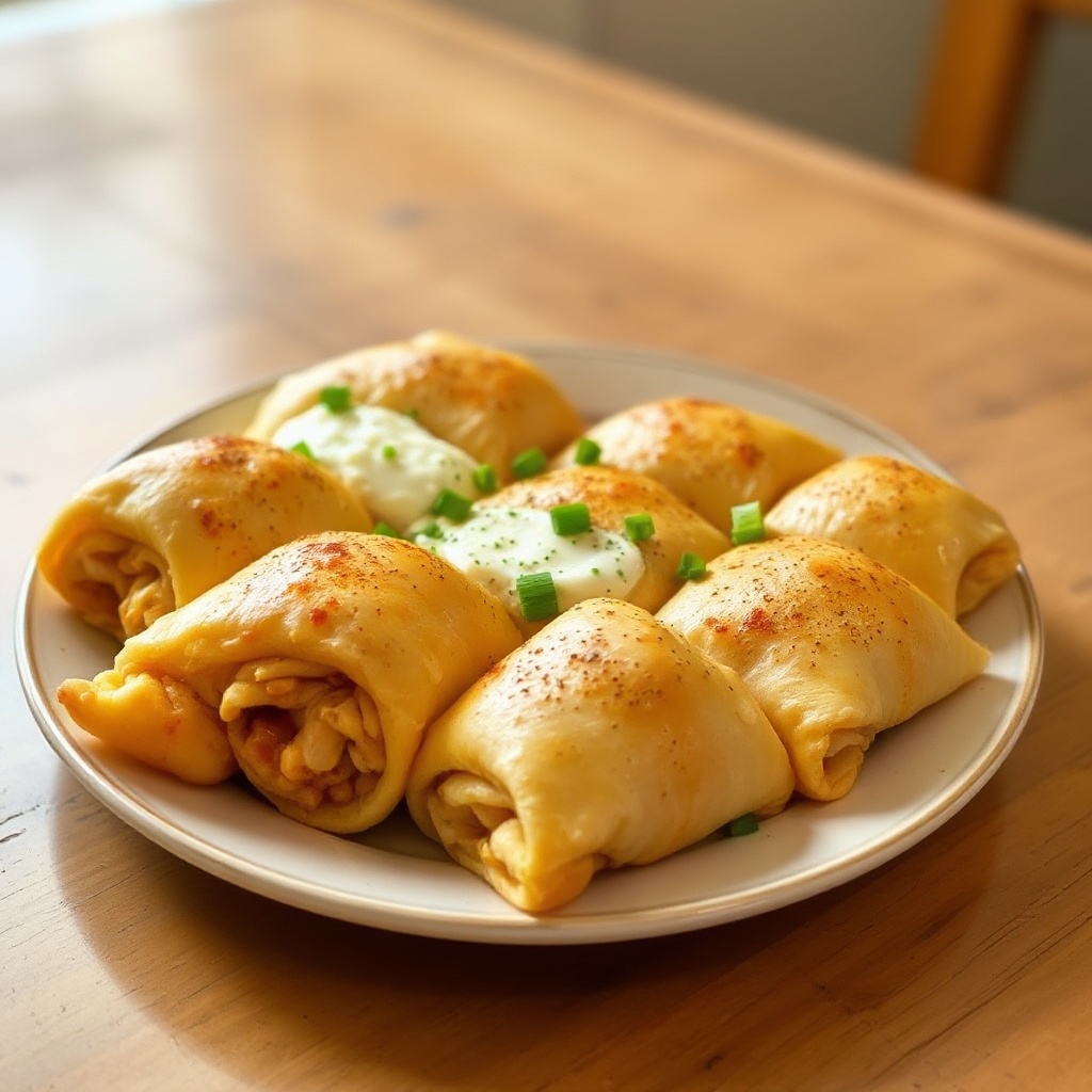 Spicy Chicken Crescent Rolls