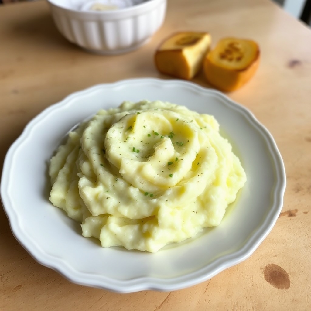 Creamy Garlic and Herb Mashed Potatoes