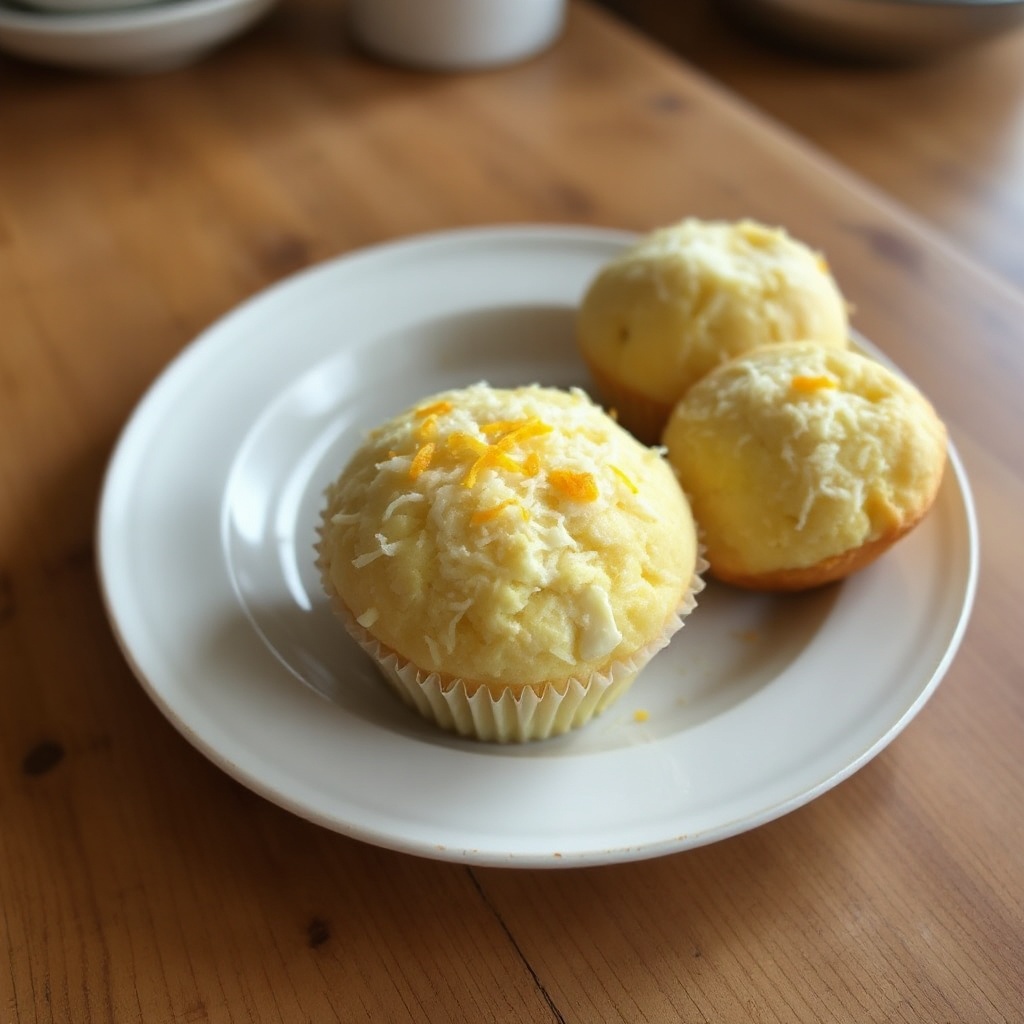 Tropische Kokosnuss-Muffins