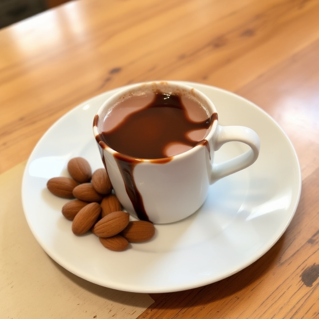 Vanilla Almond Hot Chocolate