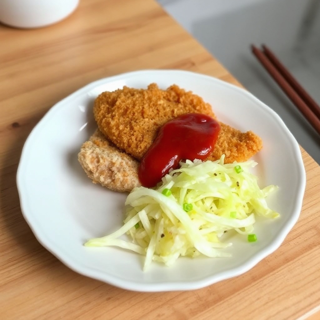Crispy Chicken Katsu with Tangy Sauce