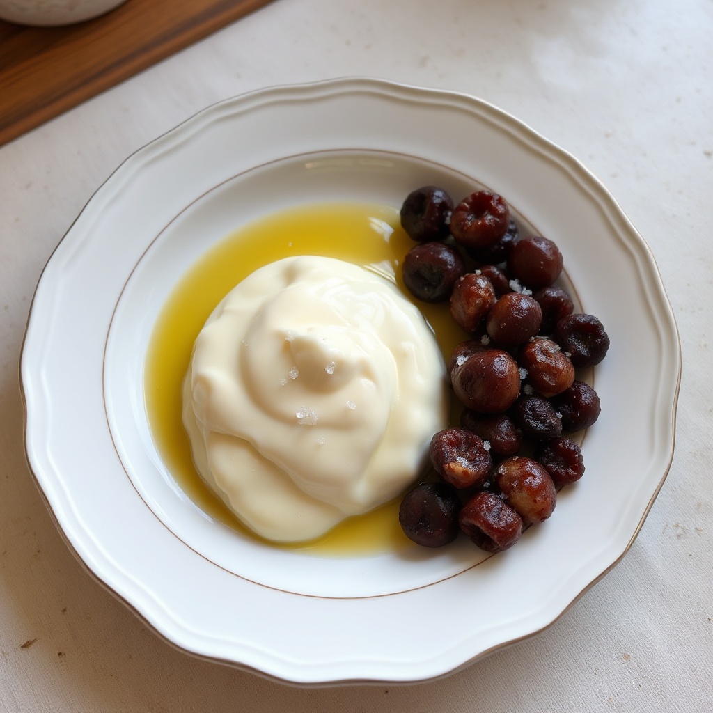 Gesalzene Vanillecreme-Delikatesse
