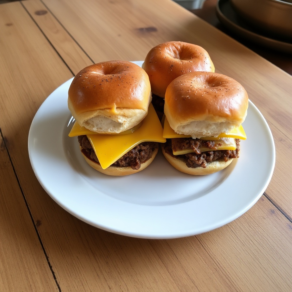 Herzhafte Mini-Cheeseburger-Slider