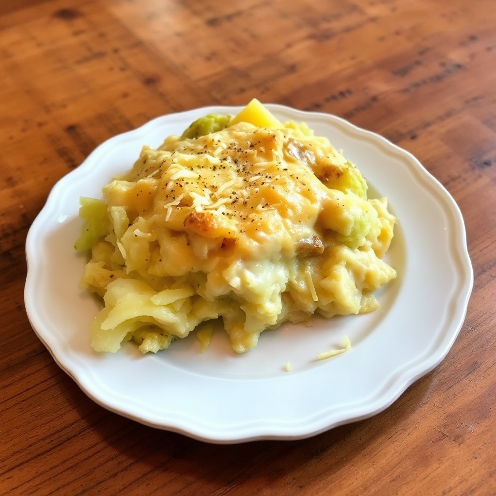 Sformato di Cavolo e Formaggio Scozzese