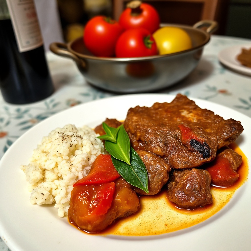 Langsam gegartes kubanisches Rinderbraten