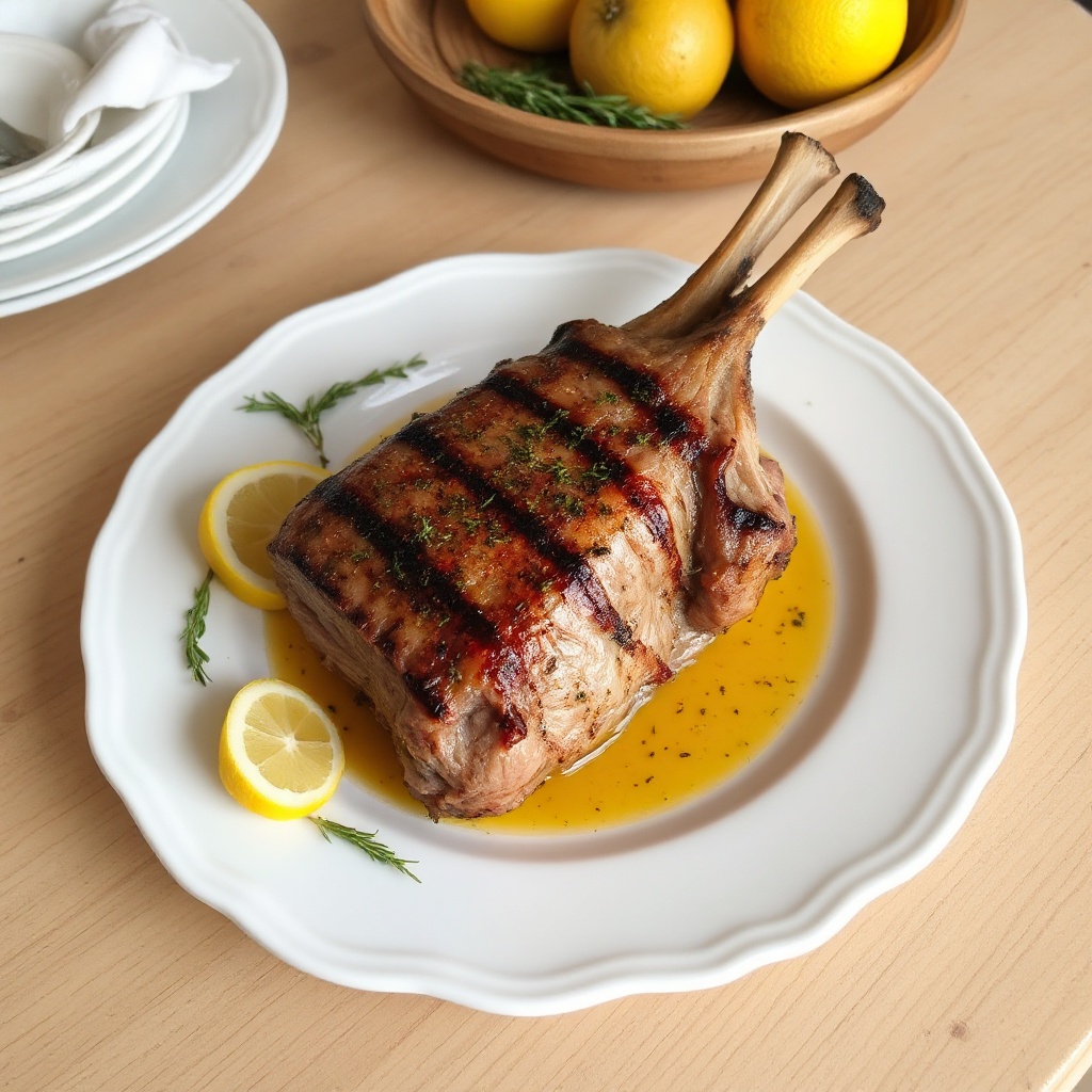 Arrosto di Agnello Grigliato alle Erbe