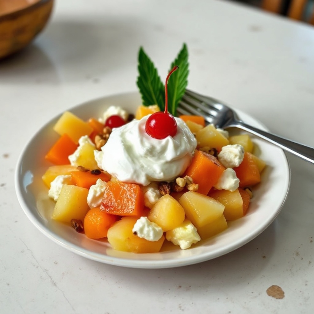 Tropischer Genuss Obstsalat