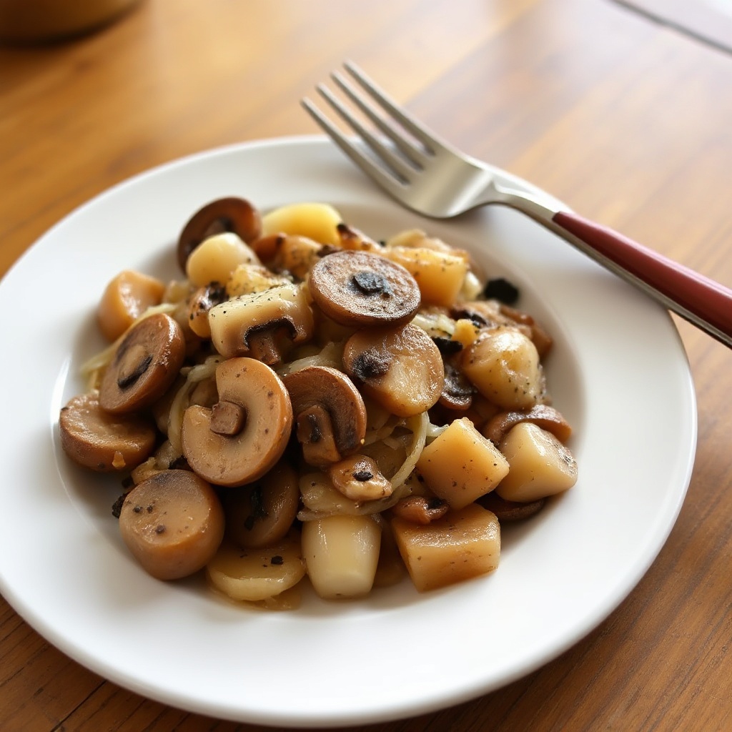 Sauté di Funghi in Stile Ceco