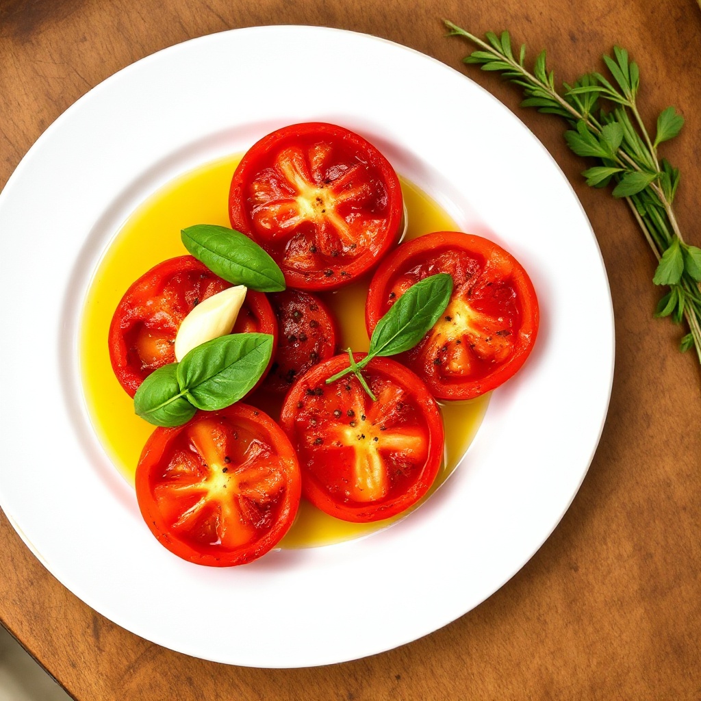 Oven-Roasted Herb Tomatoes
