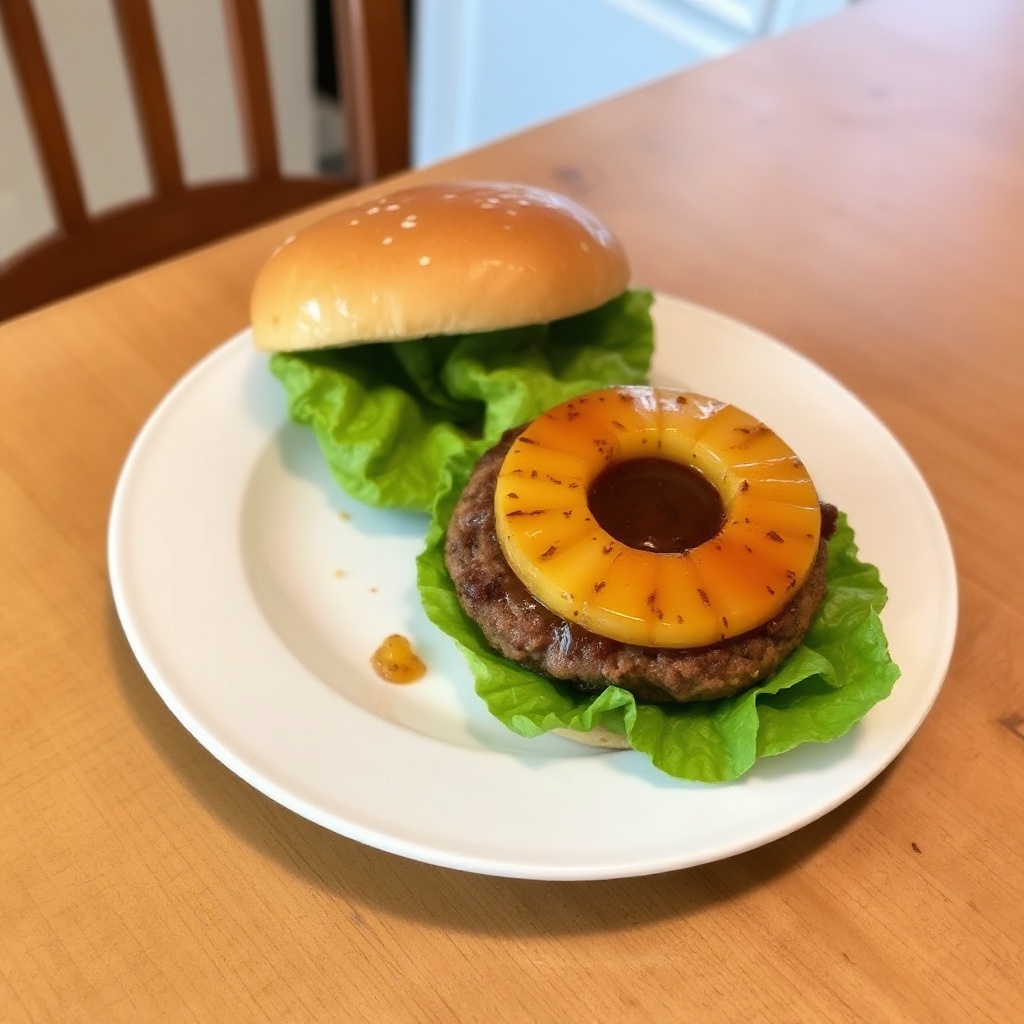 Tropical Honey-Glazed Burgers
