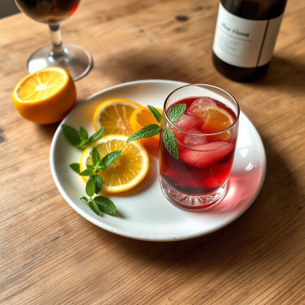 Spritzer di Vino Estivo Rinfrescante