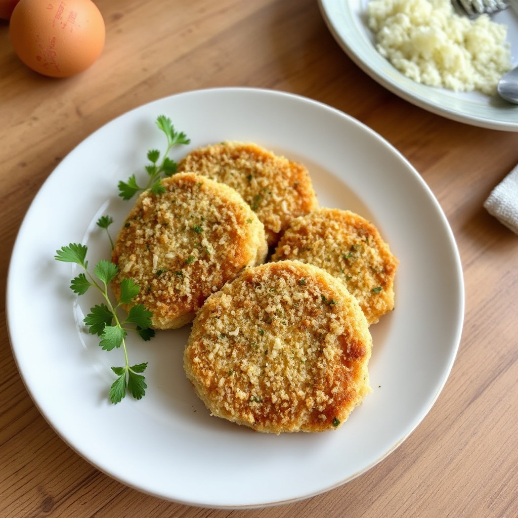 Knusprige Kräuterpanierte Hähnchenbrustfilets