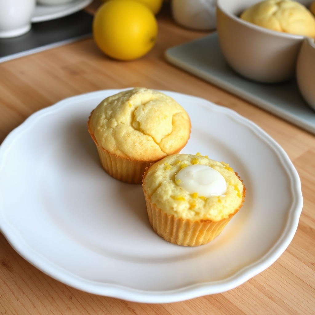 Muffin allo Yogurt al Limone
